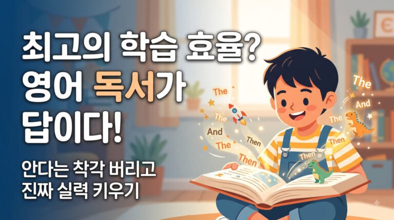영어독서 학습법: 안다는 착각은 버리고, 학습 효율은 2배로 올려라! 7 초등 영어독서 학습법, 안다는 착각을 깨고 진짜 실력을 키우는 최고의 효율성 가이드